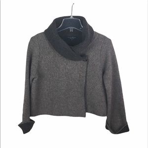 Chiaramente brown crossover sweater cardigan